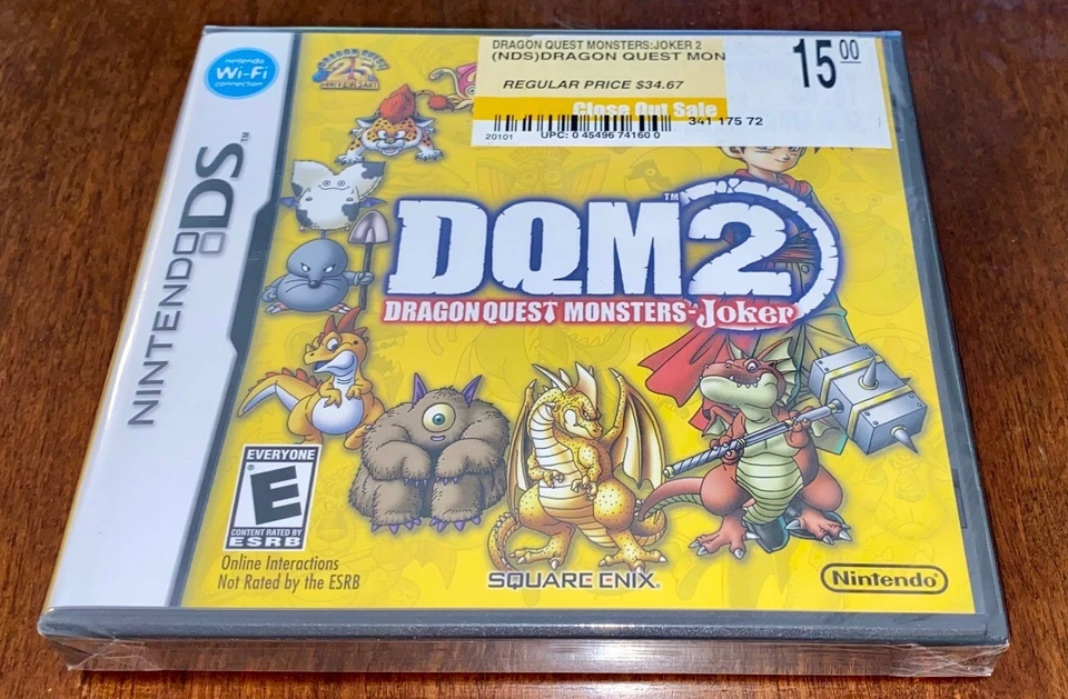 DRAGON QUEST MONSTERS 2 - JOKER Nintendo DS dqm2 dqm *BRAND NEW/FACTORY SEALED!* - Image 1 of 1