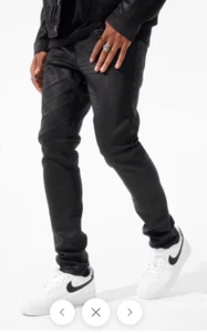 Jordan Craig Legacy Edition Sean Tapered Fit Black Denim Herren 46x34 - Bild 1 von 11
