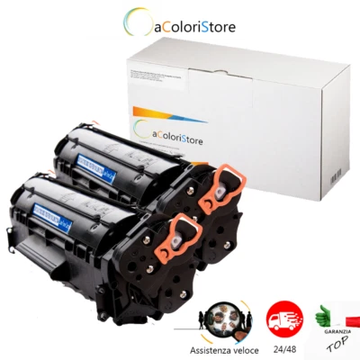 2 Toner compatibile con Q2612a HP Laserjet 1018 1020 1022 NW Canon LBP 2900 FX10 - Immagine 1 di 2