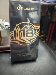 Olight I18 Brass USB-C Rechargeable EDC Keychain Flashlight, 180 Lumens New! - Picture 1 of 3