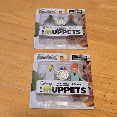 Figuras exclusivas de Dr Bunsen Honeydew y Beaker de The Muppets Minimates Toys R Us Foto 1 de 4