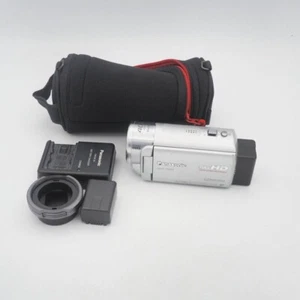 Panasonic HDC-TM90 Full HD Camcorder Video Camera 64GB 40x iA zoom Silver - Picture 1 of 9