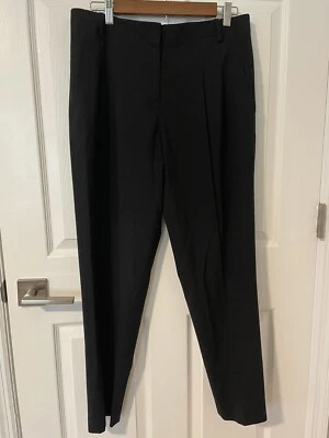 Pantalón LaFayette 148 Nueva York Lana Virgen Crepé Sullivan Negro Talla 8 Precio de venta sugerido por el fabricante $898 Foto 1 de 4