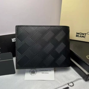Montblanc MB131762 Men’s 6CC Wallet – Black Leather, Extreme 3.0 + VIP Gift Box - Picture 1 of 5