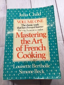 Julia Child Mastering The Art of French Cooking Vol 1 1983 Soft Cover Good - Foto 1 di 17
