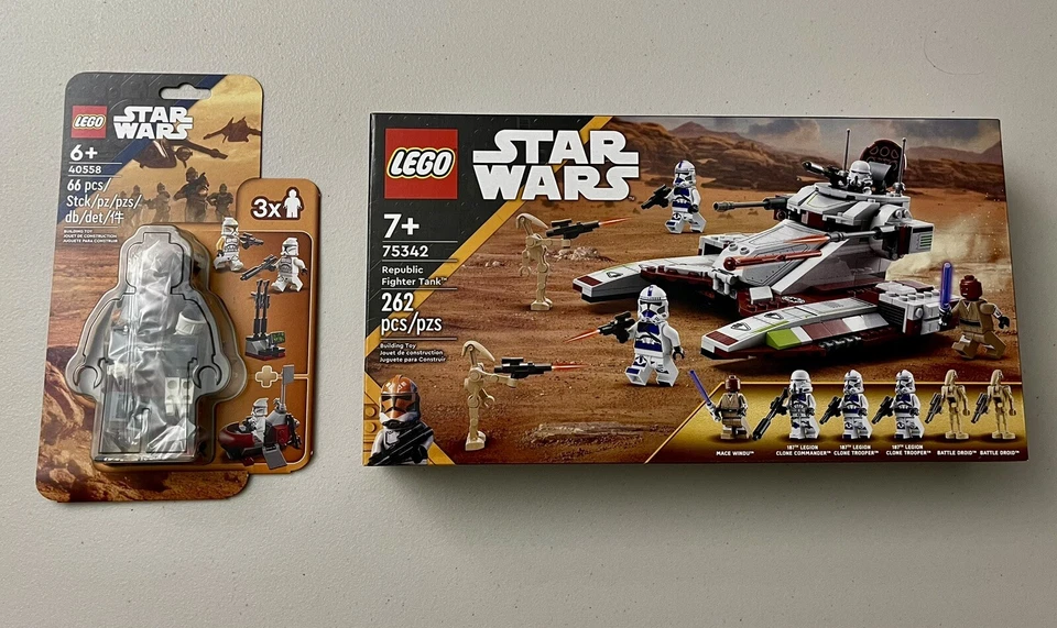LEGO Star Wars Clone Trooper Command Station 40558 Republic Fighter Tank 75342 - Image 1 of 1