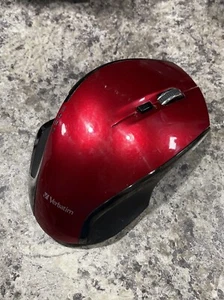 Verbatim Model 99021 Optical Wireless Mouse Red - Picture 1 of 3