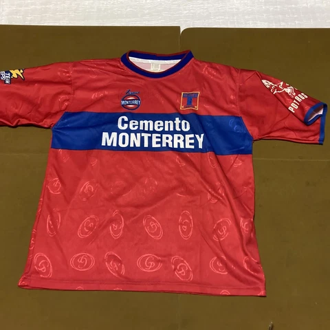 Vintage UANL Cemento Monterry Tigres XL Soccer Jersey Carta Blanca IBARRA Potrus Cover