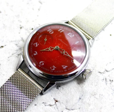 Novo Relógio Masculino Aotomático URSS Russo Soviético Raro Relâmpago - Imagem 1 de 4