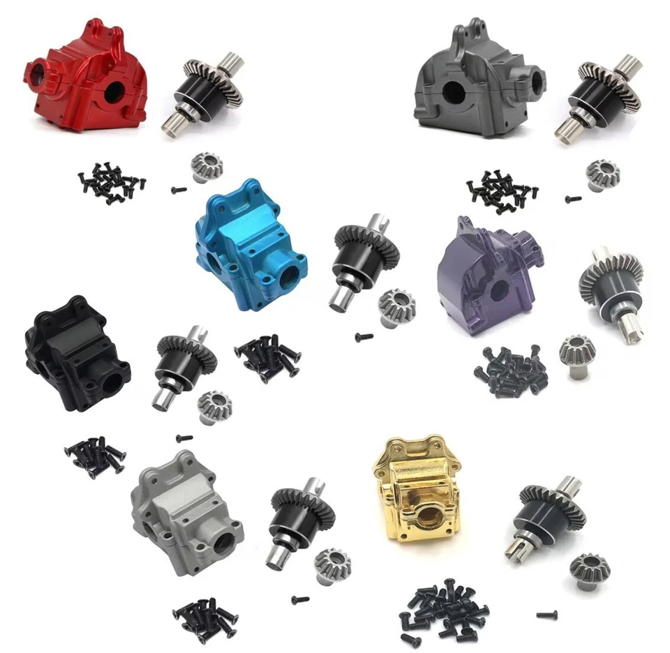 Kit de caja de cambios de metal para RC Wltoys 144010 144001 144002 124018 124016 124017 124019 Foto 1 de 1