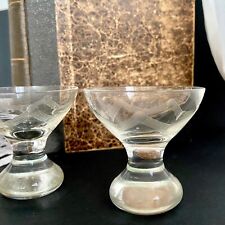 Antike Art Deco Schnapsgläser Gläser Likörglas geätzt 30er Jahre