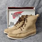 Red Wing Shoes Mens UK 11 EU 45.5 9133 Boat Boot Suede Heritage Wabasha Moc Toe