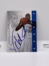 2012-13 Panini Prestige Rookie #239 KHRIS MIDDLETON RC Pistons SIGNED IN PERSON