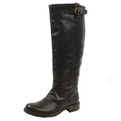 Botas hasta la rodilla FIORENTINI + BAKER marrón oscuro talla 37 EU 7 US Cuero ITALIA Foto 1 de 4