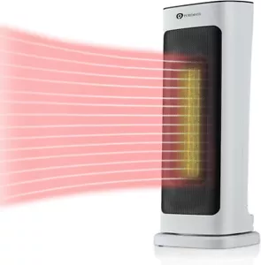 Tower Fan Heater 2000W Portable Oscillating Ceramic Heater - Picture 1 of 9