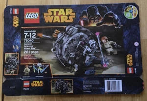 LEGO 75040 (Empty Box) Collectible Storage Art Display General Grievous Star War - Picture 1 of 2