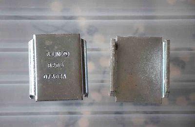 B205ZN  B-LINE, CHANNEL END CAP, TYPE X, USE WITH B22 CHANNEL, ZINC PLATED, 10  - Image 1 of 2