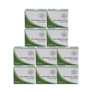 Caja de 10 X Caja de 6 Hierbas Café Verde Kopi Hierbas Instantáneas Naturales Envío Gratis - Imagen 1 de 3