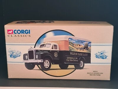 Corgi Classics 98454 Mack B Series Van Wilton Farm Dairy Boxed + Certificate  - Image 1 of 4