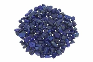 50 g (22,70 € */ 100 g) Lapislázuli piedra preciosa astilla perforada 50 gramos - Ø8-11 - Imagen 1 de 2