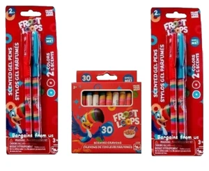 FRUIT LOOPS Crayons and 2 Packs Gel Pens - Picture 1 of 3