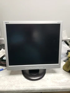 NEC LCD1712 17" monitor with power cord and computer cord free ship - Picture 1 of 7