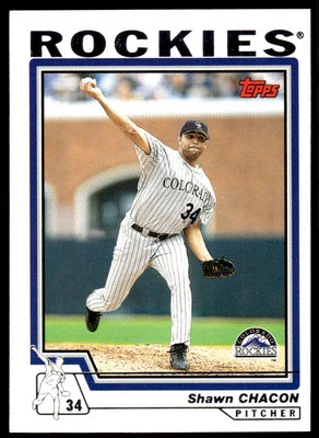 2004 Topps #257 Shawn Chacon Colorado Rockies Baseball - Image 1 of 2
