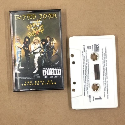 TWISTED SISTER Cassette Tape 80s Metal Glam BIG HITS AND NASTY CUTS BEST OF - Image 1 of 4