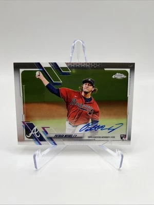 2021 Topps Chrome Patrick Weigel Rookie autograph #RA-PW (Rookie auto) MLB - Image 1 of 2