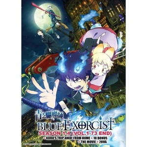 DVD Anime Blue Exorcist Complete Box Set (Season 1-4) + OVA +Bonus + The Movie - Picture 1 of 4