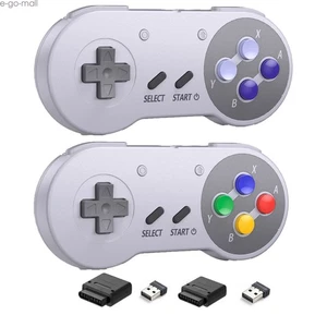 Wireless SNES Controller For Super Nintendo Entertainment System Switch/2 PC MAC - Picture 1 of 22