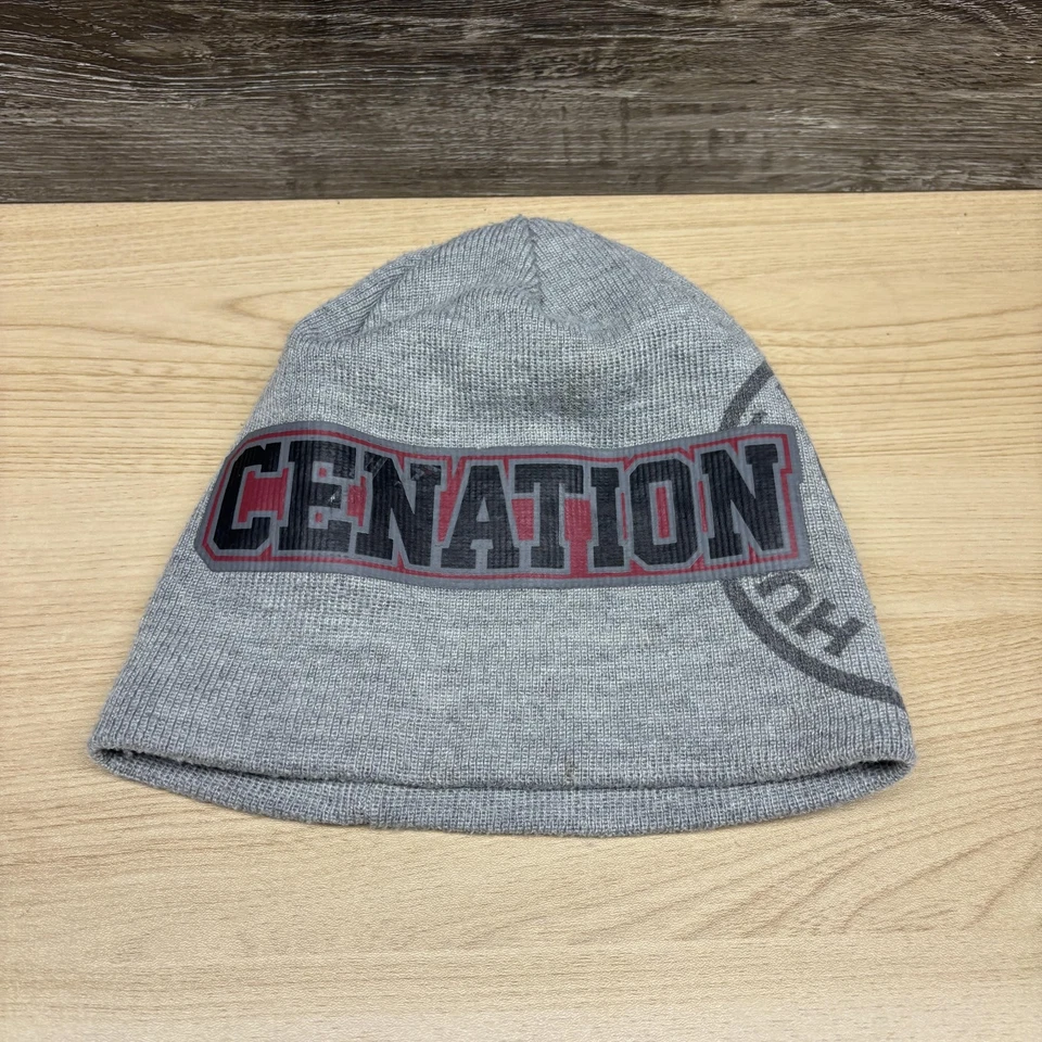 Gorro John Cena Cenación Para Hombres Gris WWE Lucha Austre Lealtad Respeto Foto 1 de 4