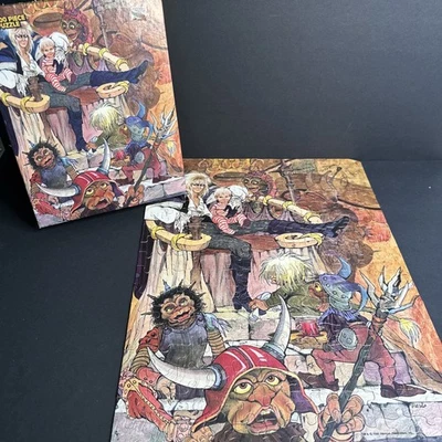 Vintage 1986 Labyrinth 200+ Piece Jigsaw Puzzle Henson Golden EXCELLENT - Image 1 of 4