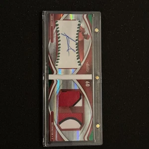 2022 Panini Absolute - Rookie Baseball Material Booklet Blue ink Joan Adon  4/5 - Picture 1 of 3