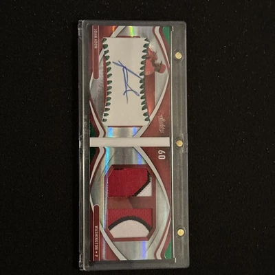 2022 Panini Absolute - Rookie Baseball Material Booklet Blue ink Joan Adon  4/5 - Image 1 of 3