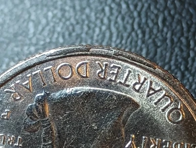 2016 P Harpers Ferry ATB Quarter With Double Rim Cud Obverse Error - Image 1 of 4