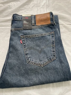Levi's Premium 568 Loose Straight Blue Jeans Men’s Measured Sz. 38-39x28 See Des - Image 1 of 4