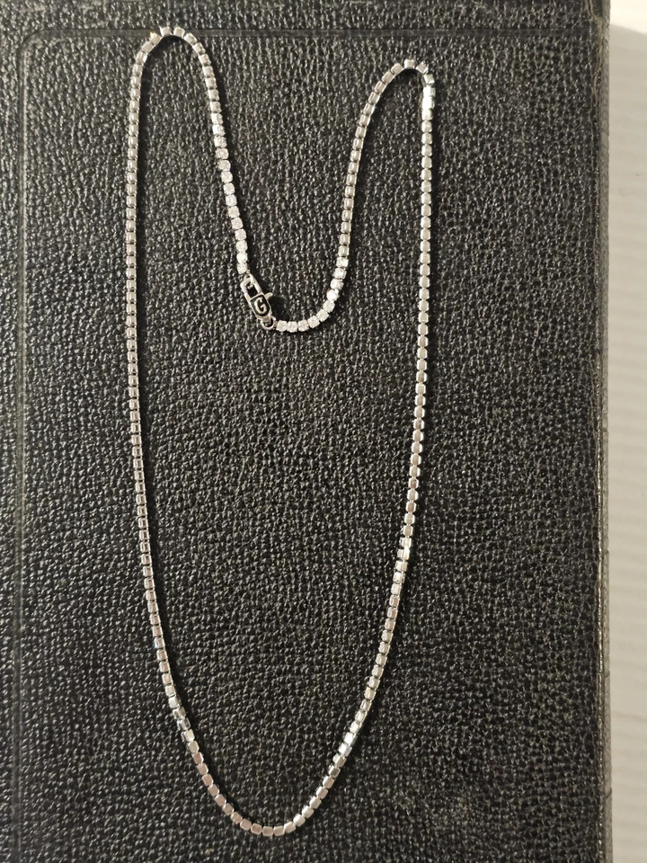 Collar Micro Tenis GLD 22" 2.5mm 14K Blanco Oro Chapado/Piedras Circonita Foto 1 de 1