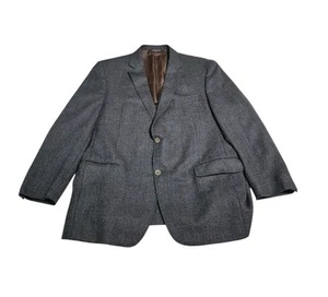 Prossimo Jack Victor Suit Jacket Size 46R Gray Wool Two Button Single Vent  - Picture 1 of 11