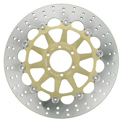MG Front Right Brake Disc for Cagiva Mito 125 EV 1992-1993 (21-142-A-GL-D2) - Image 1 of 3