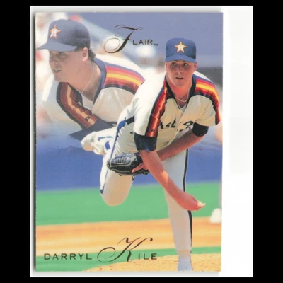 Darryl Kile #66 1993 Flair Houston Astros Baseball Card MLB NM — 第 1/3 张图片