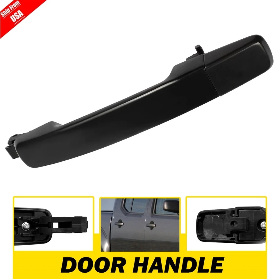 Front RH or Rear Smooth Black Exterior Door Handle for Nissan NV1500 2500 Maxima Foto 1 de 4