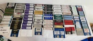 IBM PC Tandy MS-DOS Macintosh 128K Floppy Disk Game Lot Untested DND 3.5” 5.25” - Afbeelding 1 van 15