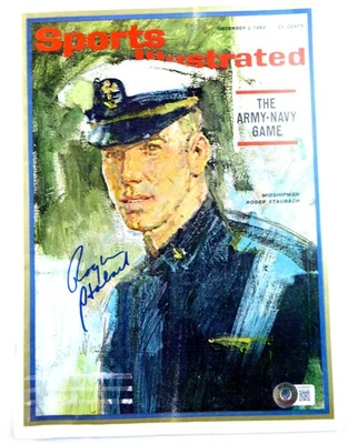 Revista autografiada firmada por Roger Staubach Sports Illustrated 1963 BAS BJ080059 Foto 1 de 3