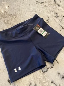 Under Armour Girls Spanx Navy Blue Size YLG - Picture 1 of 6
