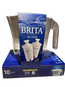 Brita Water Filter Pitcher 10 Cup Capacity 2 Filters FREE SHIPPING!