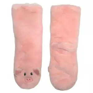 Le Piggy - Damen Kuschelige Hausschuhe Socken - Bild 1 von 3