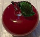 Vintage Possibly Murano Glass Apple Paperweight 