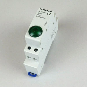 Phasenkontrolle 230V | Leuchtmelder Hutschiene | Meldeleuchte grün | LED Leuchte - Bild 1 von 4