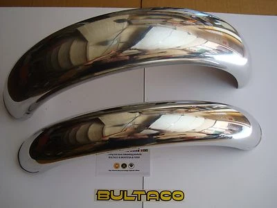 JUEGO GUARDABARROS BULTACO ALPINA ALEACIÓN NUEVO GUARDABARROS BULTACO ALUMINIO GUARDABARROS BULTACO Foto 1 de 4
